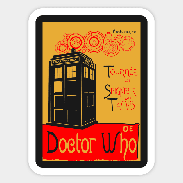 Doctor Who Noir Sticker by Zefkiel